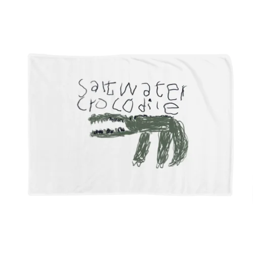 saltwater crocodile Blanket