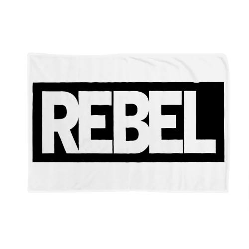 REBEL BLACK ブランケット