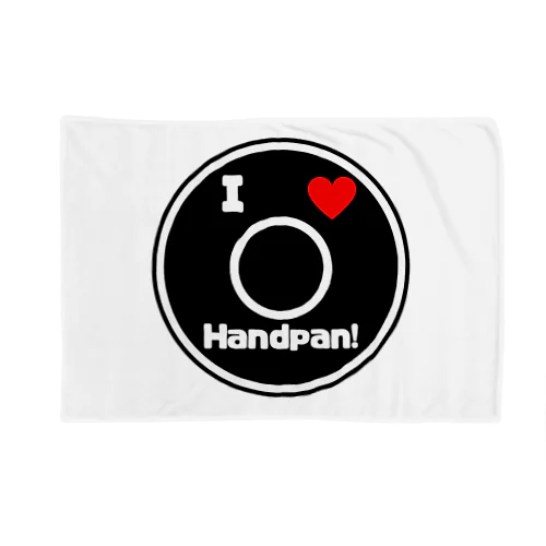 I ❤️ handPan  Blanket