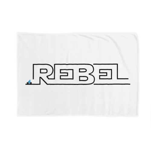 REBEL LINE BLACK Blanket