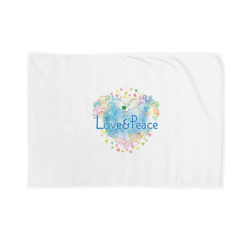 Love＆Peace大人用ロゴ Blanket