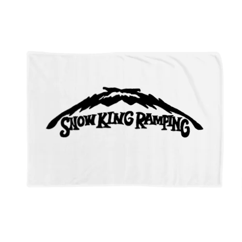 SnowKingRamping公式ロゴグッズ ブランケット