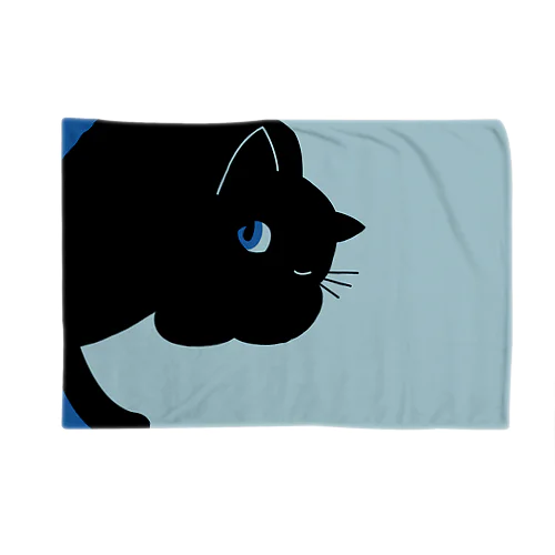 黒猫ブランケット Chat noir C Blanket