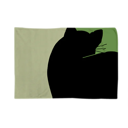 黒猫ブランケット Chat noir D Blanket