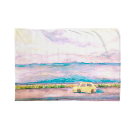 YELLOW CAR  Blanket