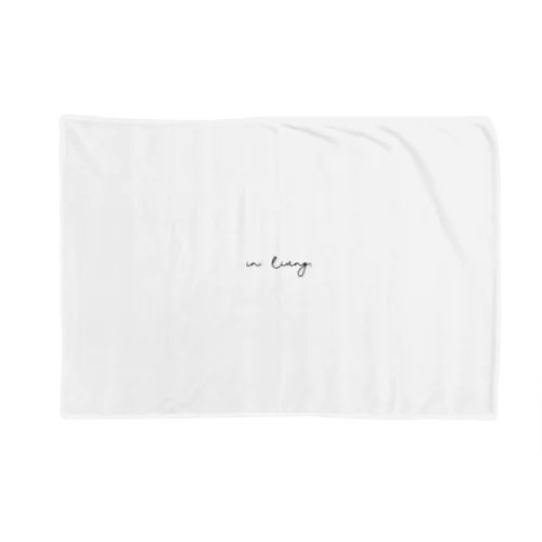 in living. BASIC LOGO Blanket