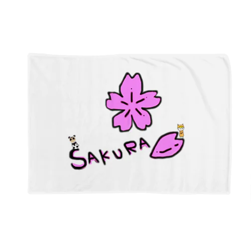 sakura ブランケット