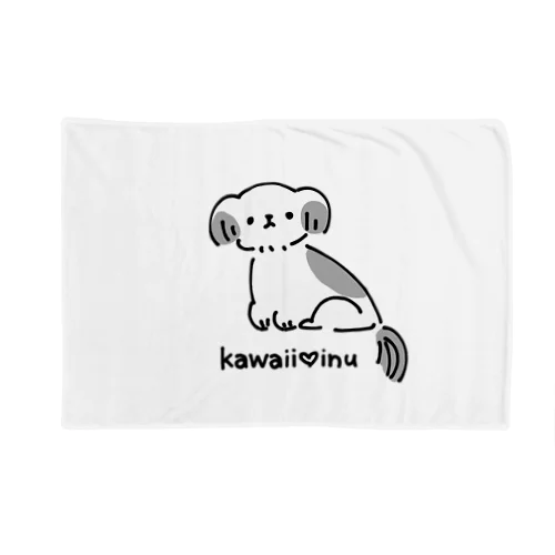 kawaii♥inu(灰) Blanket