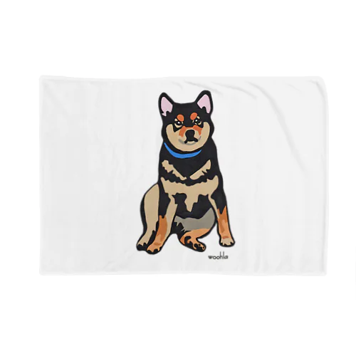 縁側の柴犬 Blanket