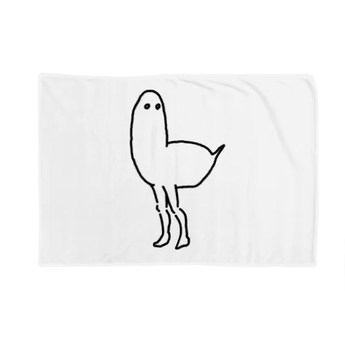 人間の足がはえた鳥 Blanket