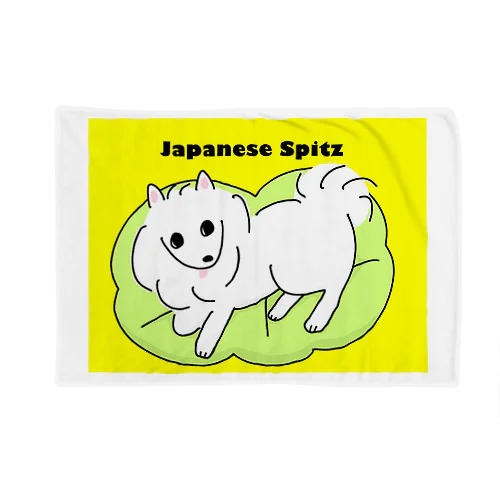 日本スピッツ🐶 ブランケット