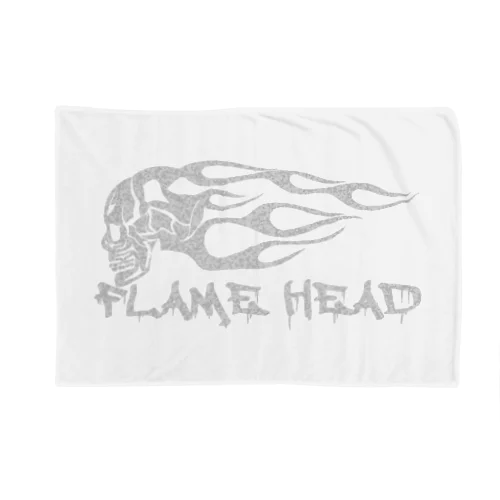 FLAME HEAD WHT ブランケット