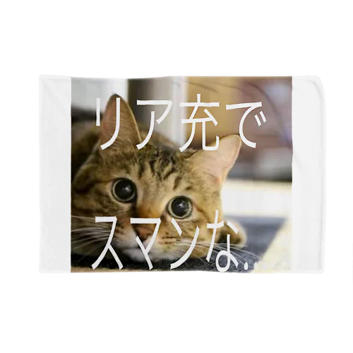 リア充な猫 動物 Blanket