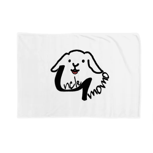 【uncle momo】ロゴ Blanket