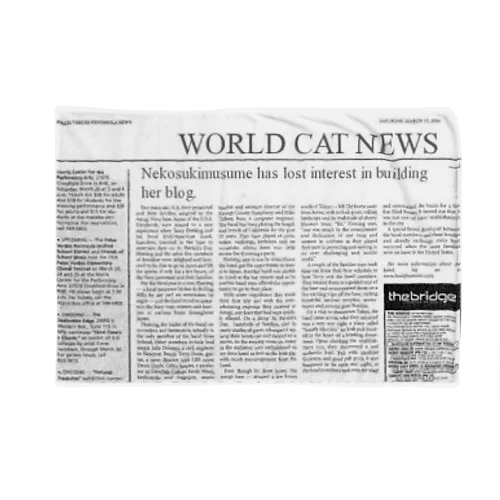 WORLD CAT NEWS ブランケット