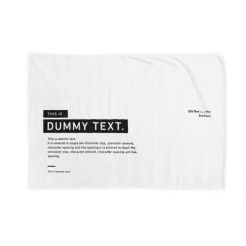 DUMMY TEXT. - untitled ブランケット