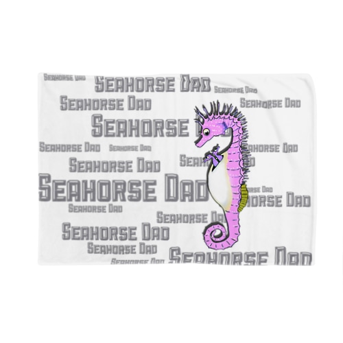 Seahorse Dad ピンク Blanket