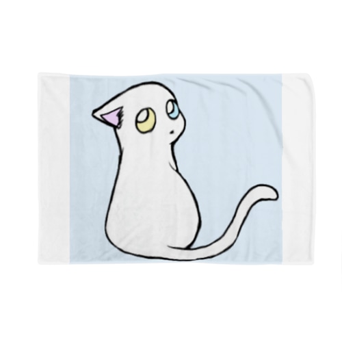 オッドアイ☆白猫 Blanket