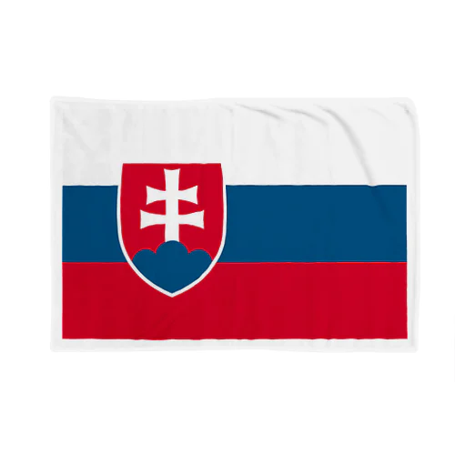 スロバキア　国旗 ブランケット