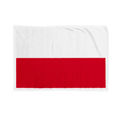 ポーランド　国旗 Blanket