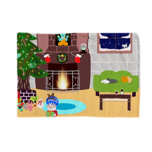 ロジローショップのクリスマス Blanket