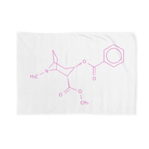 コカインの分子構造 ブランケット