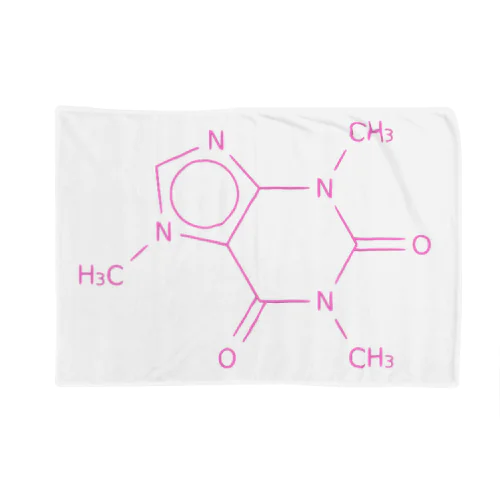 カフェインの分子構造 Blanket