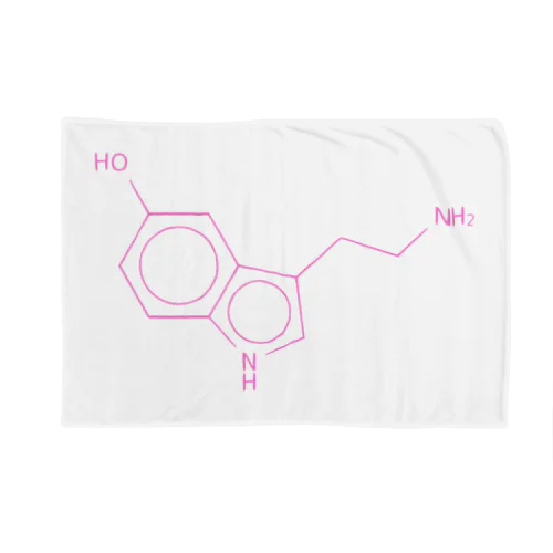 セロトニンの分子構造 Blanket