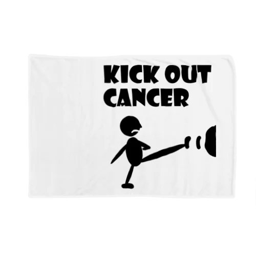 Kick out cancer! Blanket