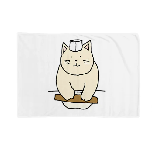 蕎麦打ちねこ Blanket