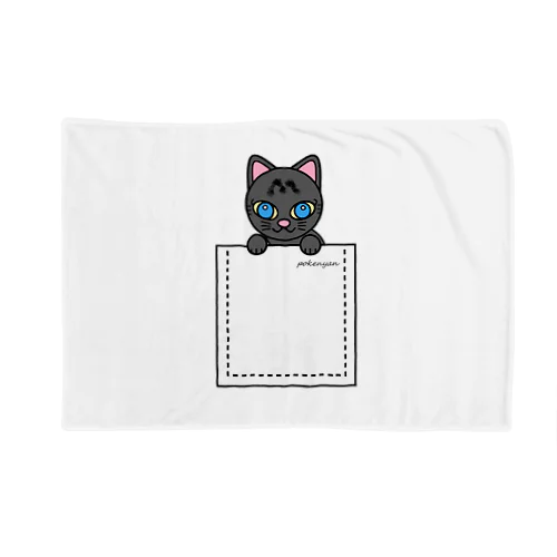 ねこ　pokenyan サバにゃん Blanket