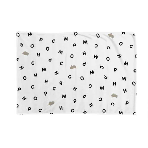 ぽちょむブランケット・monotone Blanket