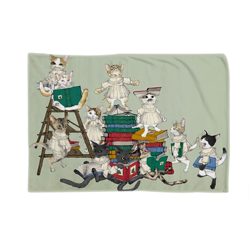 スクウ寄宿舎の猫たち Blanket
