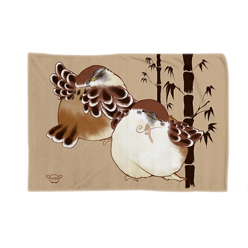 もふわちゅん・竹 Blanket