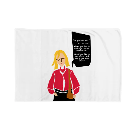 “YABAJO”パート① 「Shirigaru woman」 Blanket