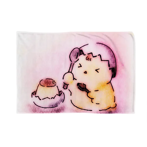 ぴよちゃんとプリン Blanket