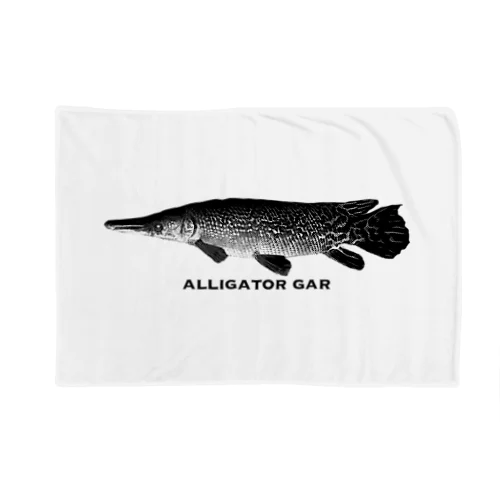 アリゲーターガー cool design Blanket