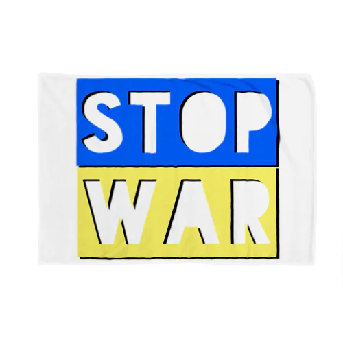 STOP WAR  ブランケット