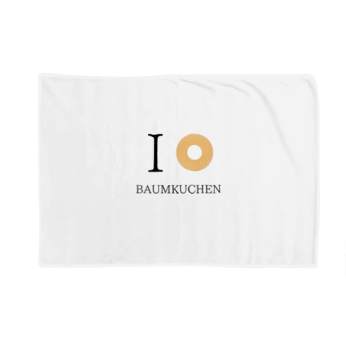 I LOVE BAUMKUCHEN Blanket