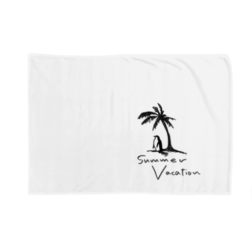 サマーバケーション　summer vacation ペンギンの夏休み Blanket