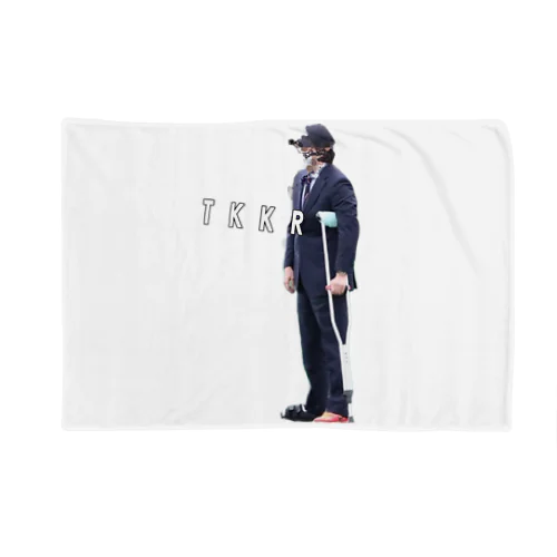 TKKR@中東の笛 "Stand Alone 松葉杖" Blanket