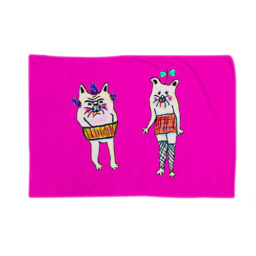 ねこビシャス&にゃんしー Blanket