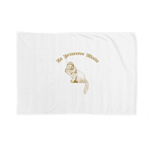 Donation Items for cats 『La Princesse Chatte』猫姫👑猫の王女様👑パリ Blanket