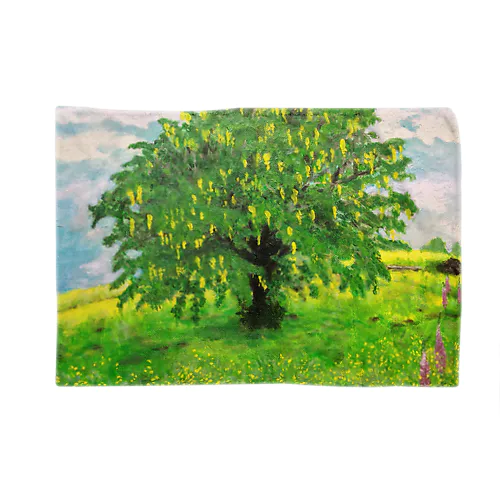 輝くような孤立するキングサリの木：Laburnum Tree in Splendid Isolation Blanket