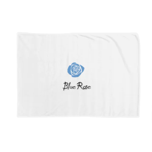 Blue Rose Blanket