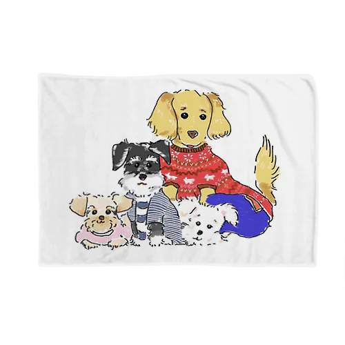 犬それぞれ Blanket