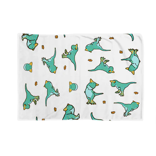 ゆるカルノタウルス　カルノたん尽くし（白） Blanket