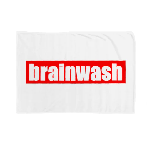 brainwash（シンプルデザイン） Blanket