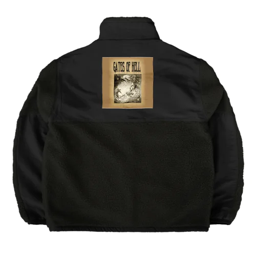 地獄の門 Boa Fleece Jacket