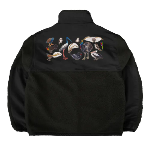 オーストラリアのトリ Boa Fleece Jacket